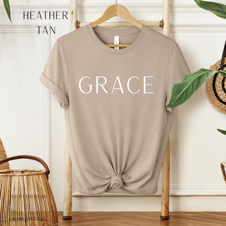 Gnade Shirt, anmutiges Shirt, Selbstliebe Shirt, Selbstliebe Club, inspirierendes Shirt, psychische Gesundheit Shirt, Glaube Shirt, christliches Shirt Bild 4