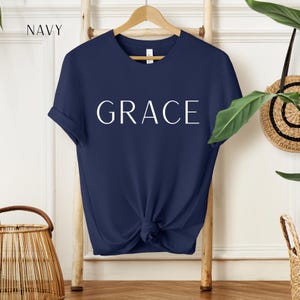 Gnade Shirt, anmutiges Shirt, Selbstliebe Shirt, Selbstliebe Club, inspirierendes Shirt, psychische Gesundheit Shirt, Glaube Shirt, christliches Shirt Bild 7