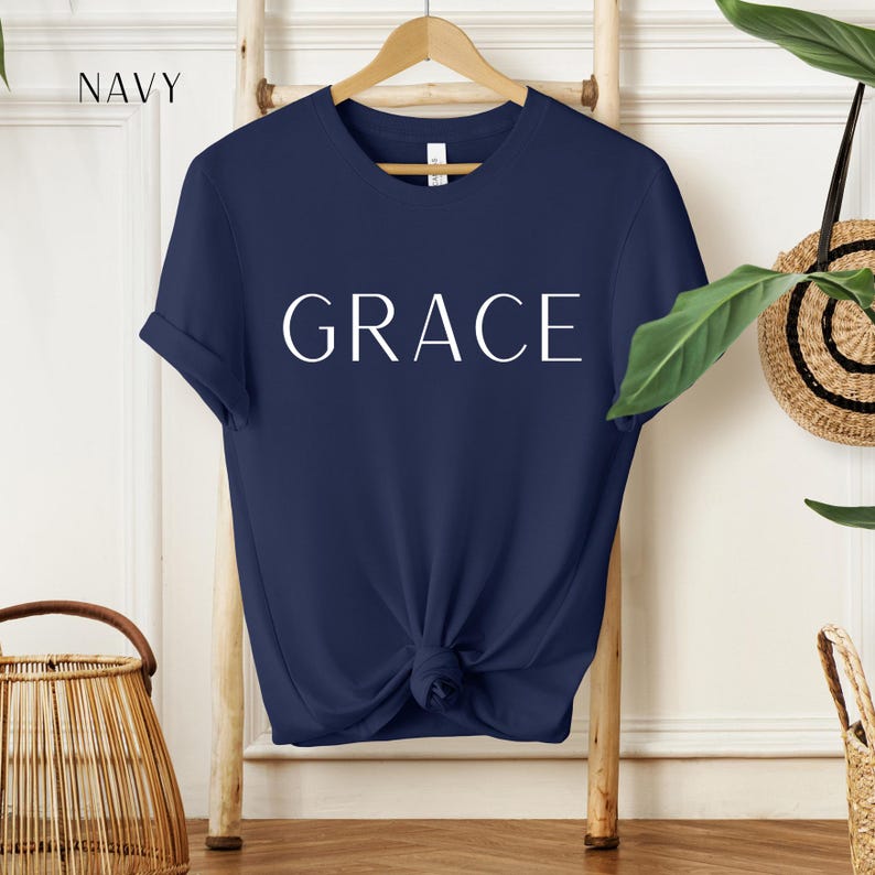 Gnade Shirt, anmutiges Shirt, Selbstliebe Shirt, Selbstliebe Club, inspirierendes Shirt, psychische Gesundheit Shirt, Glaube Shirt, christliches Shirt Bild 7