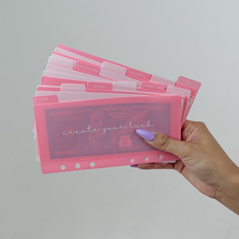 12 Tabbed Custom Cash Envelopes l Slack or Stack