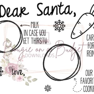 Santa Tray Svg, Cookies for Santa Svg, Santa Cookie Tray Svg, Santa Plate Svg, Santa Cookie Plate, Christmas Svg, Cricut Svg, Santa Tray