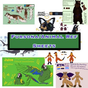 Fursona/Animal Ref Sheets