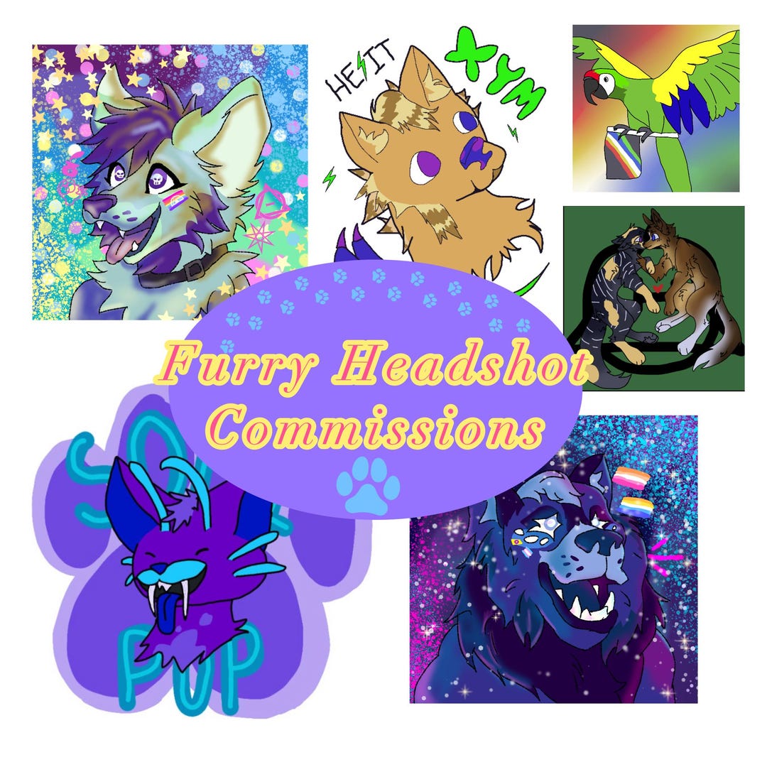 Furry Headshot Commissions - Etsy