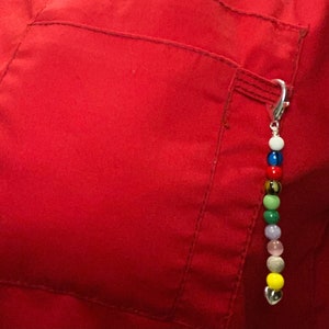Phlebotomist Gift: Order of Draw Clip-on Dangle