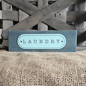 Laundry Sign. Laundry Door Hanger. Laundry Room Wall Hanging. Rustic Home Decor. Metal Wood Wall Sign. Wooden Wall Hanging. Minimalist Sign.