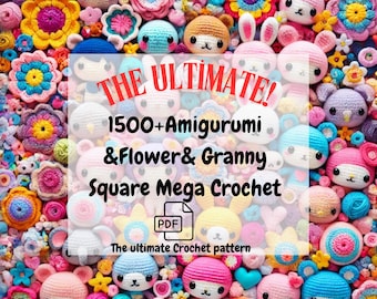1500+ Amigurumi Crochet Patterns: Mega Bundle PDF