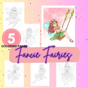 Fancies & Fairies: A Whimsy Coloring Collection
