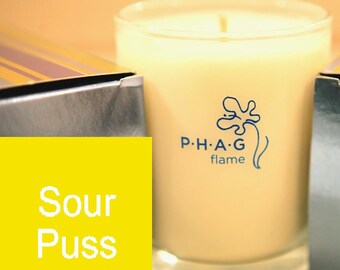 PHAG flame Premium Soy Candle- Sour Puss