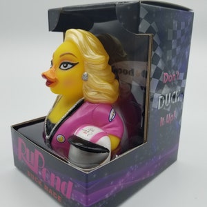 Exclusive Pink RuPaul's Drag Race Collectible Rubber Duck- RuPond Duck Race