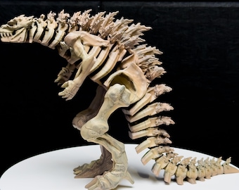 Kaiju God-zilla Skull Articulated Jaw. - Etsy