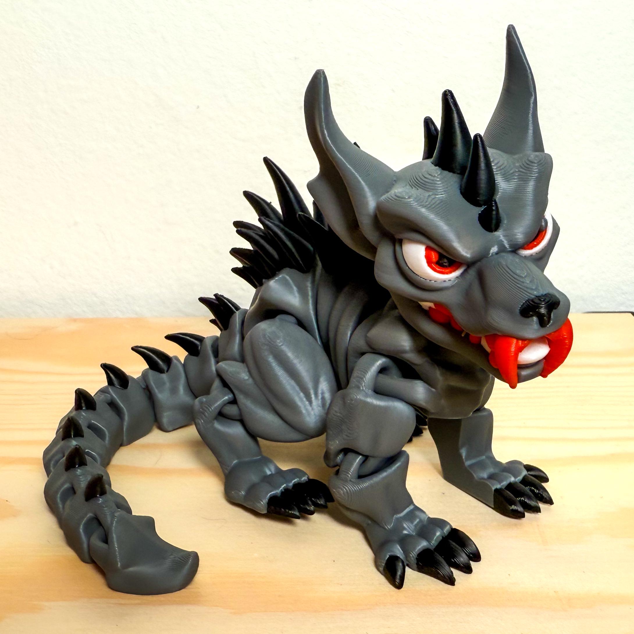 Fully Articulated Chupacabra Flexible Figure | Posable Haunted