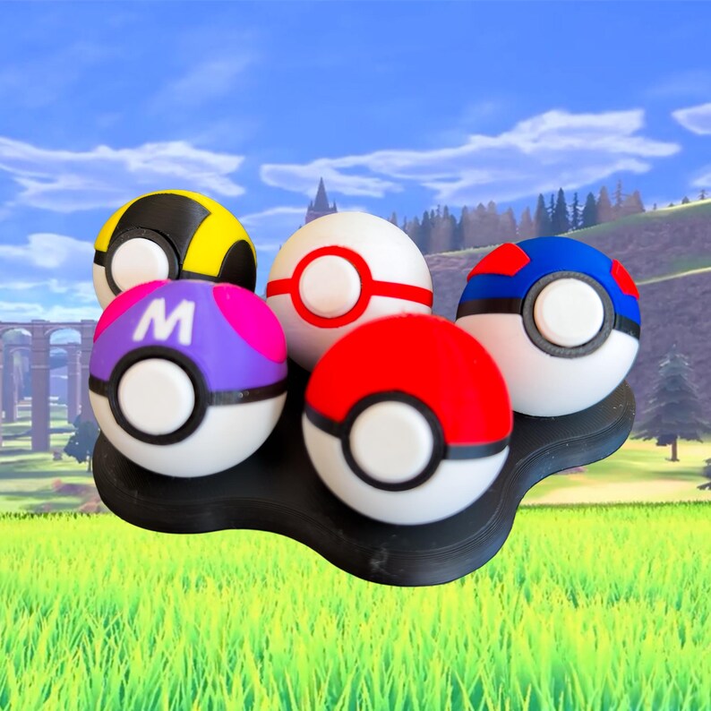 Pokeball Clicker Fidget Toy | Ultra Ball, Master Ball, Premier Ball ...