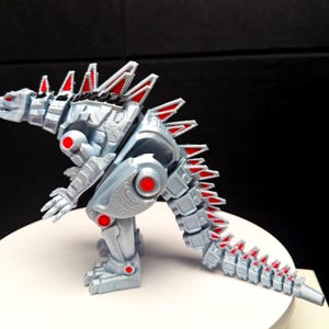 Articulated Mechagodzilla Figure: 3D Printed Kaiju Collectible