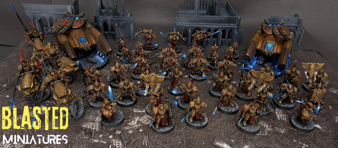 Custodes Army or Army of Similar Point and Model Count Commission - Etsy