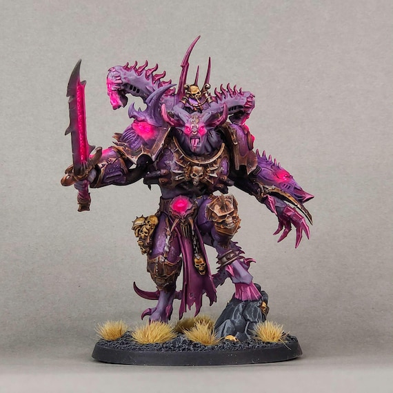 Warhammer Daemon Prince フィギュア Daemon Prince Warhammer 40k Commission - Etsy
