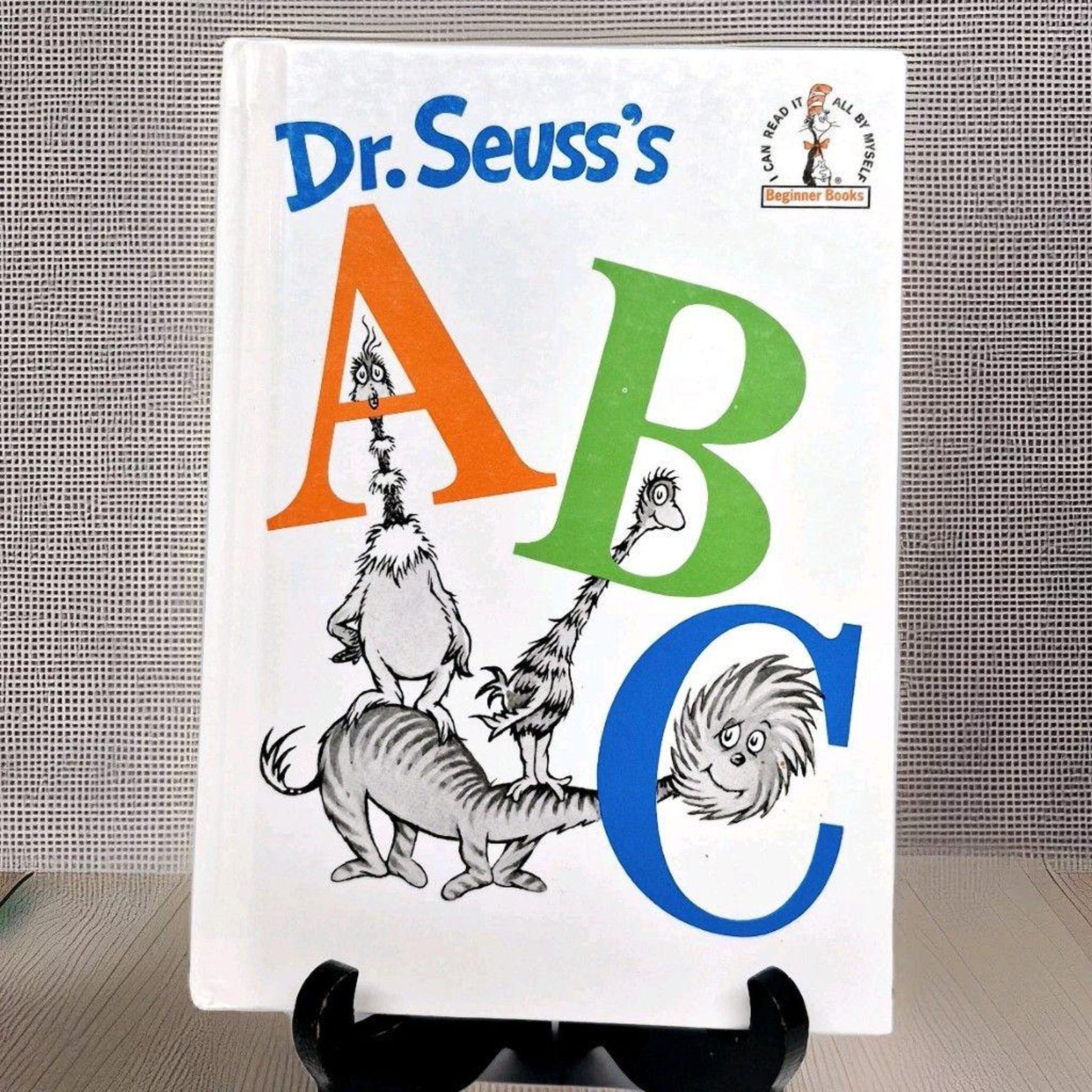 Vintage Dr. Seuss's ABC Hardcover - 1963 Beginner Book - Etsy