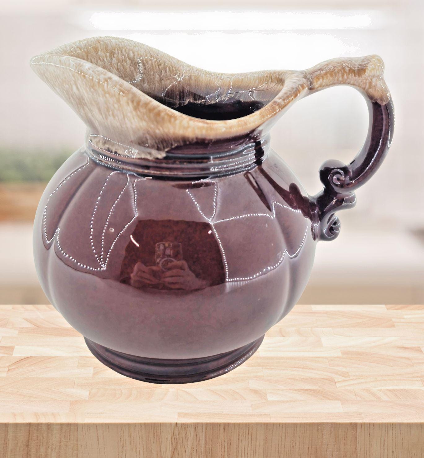 茶色の釉薬をかけた陶器 - Etsy 日本