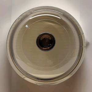 PYREX V-1-C Vision Ware Amber 6.5&quot; Round Glass Replacement Lid for 1 qt Saucepan