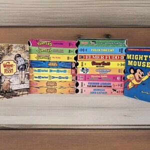 YOU PICK Vintage Children's VHS Tapes - Animated Cartoon Classics, Fisher Price, Ninja Turtles, Winnie the Pooh