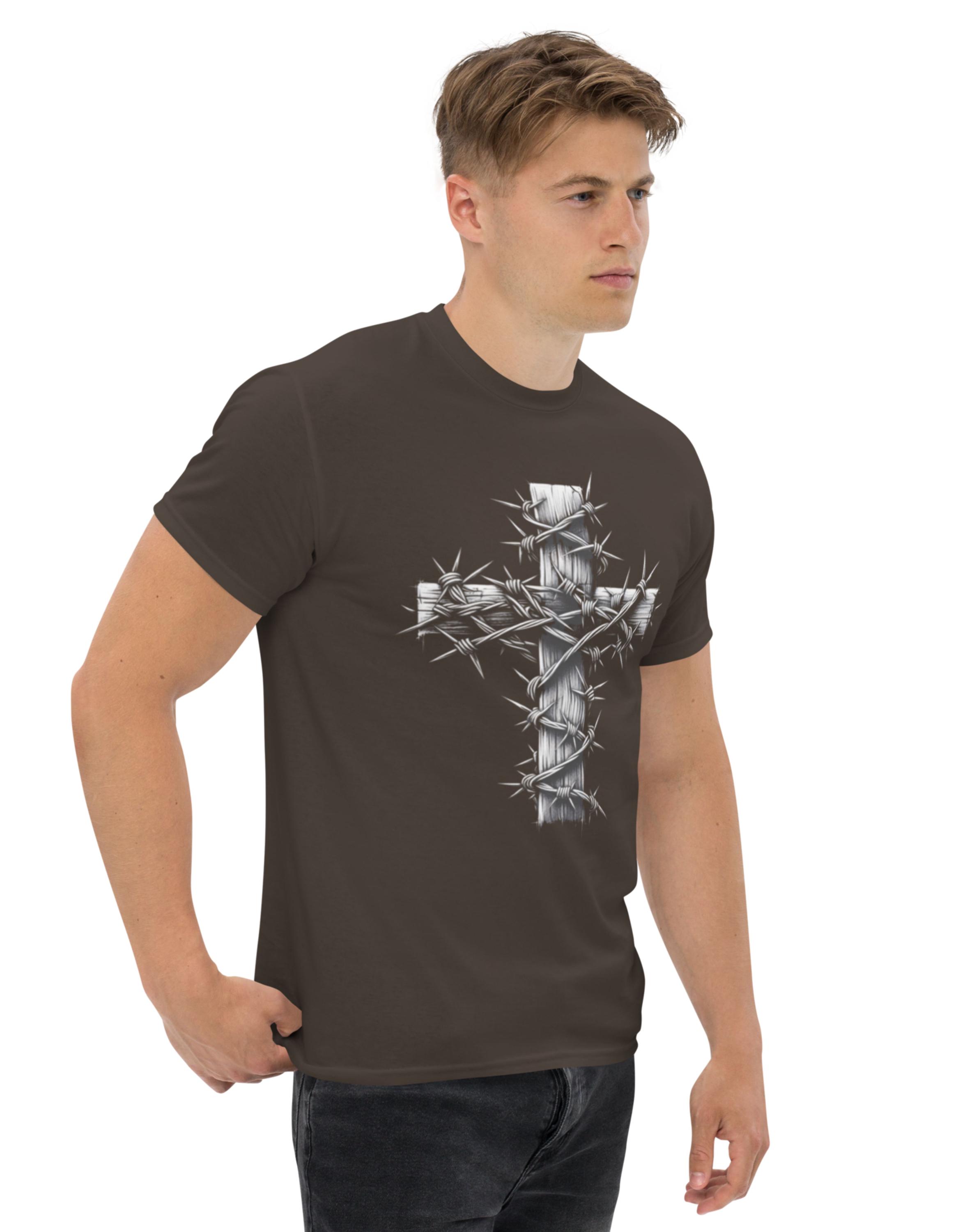 Barbed Wire Cross Unisex Classic Tee 3 - Etsy