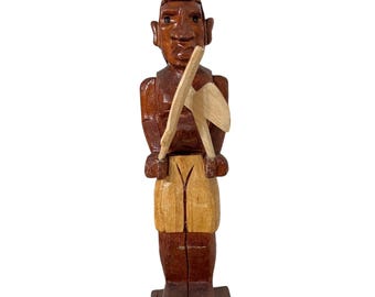 Agboran of Oshe, a handcrafted religious figure that symbolizes feminine strength, justice, and truth within the Yoruba religion