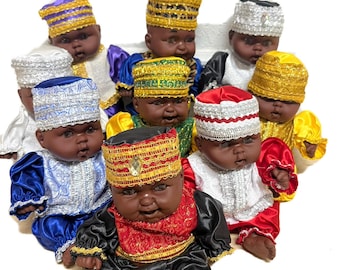 9-inch dolls, a medium size between Ibejis and Crawlers.