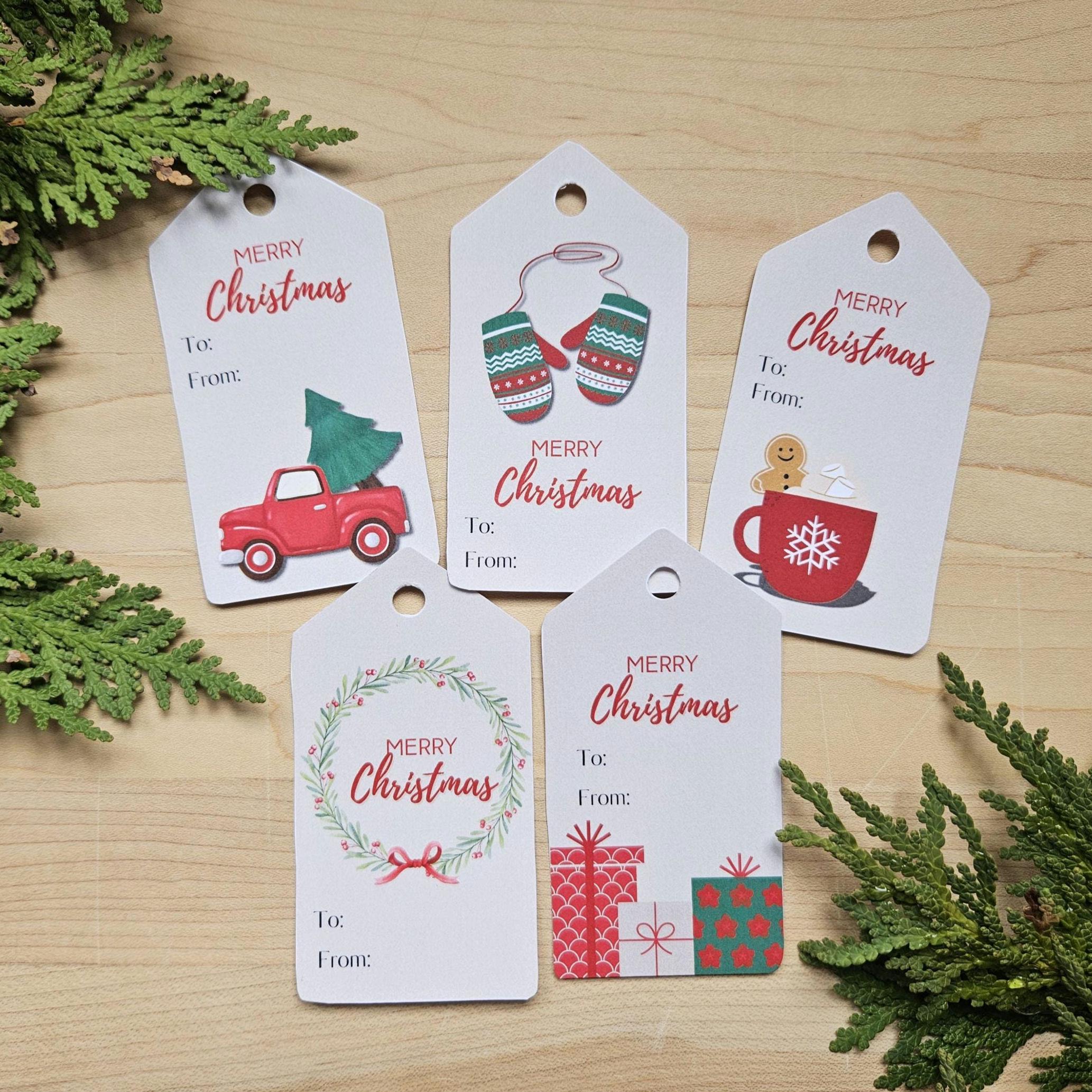 Printable Christmas Gift Tags - Etsy