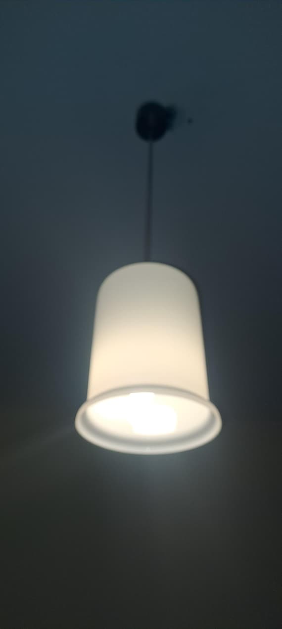 Beautifull Vintage Chandelier from Czechoslovakia                                                     White frosted glass