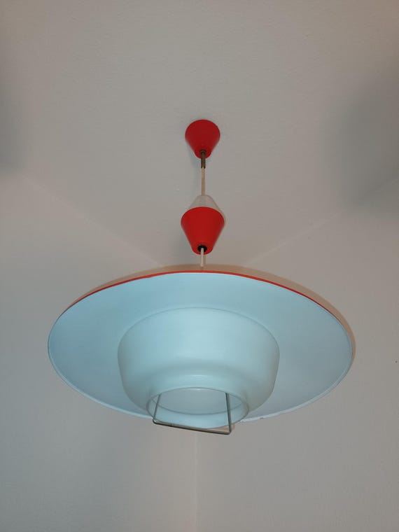 Pull- down pendant light Czechoslovakia