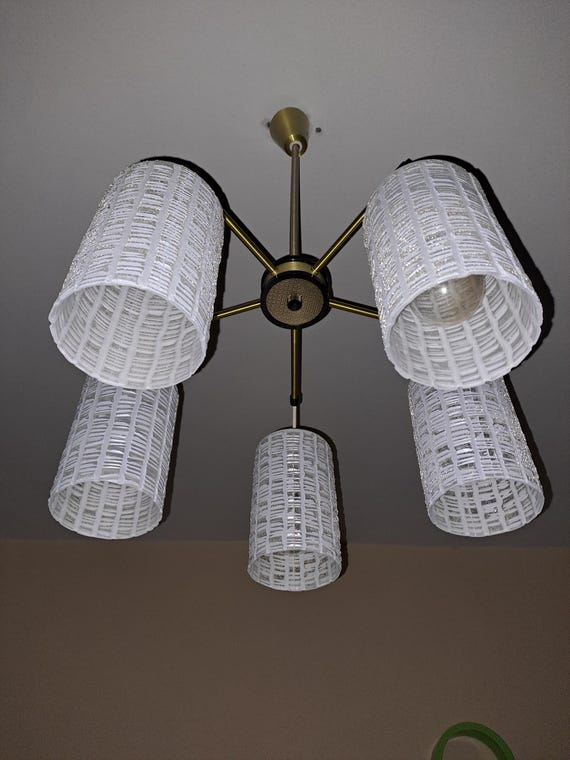 Beautifull Vintage Pendant light from Czechoslovakia 1970s