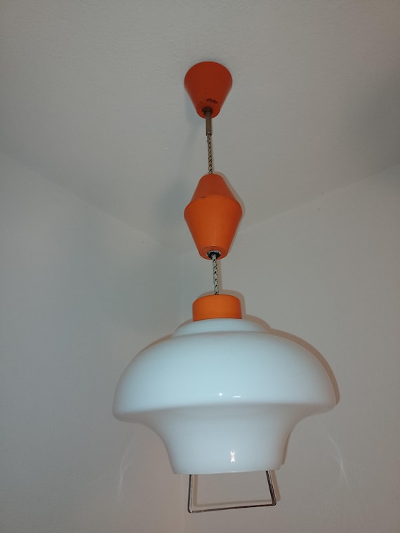 Pull- down pendant light Czechoslovakia