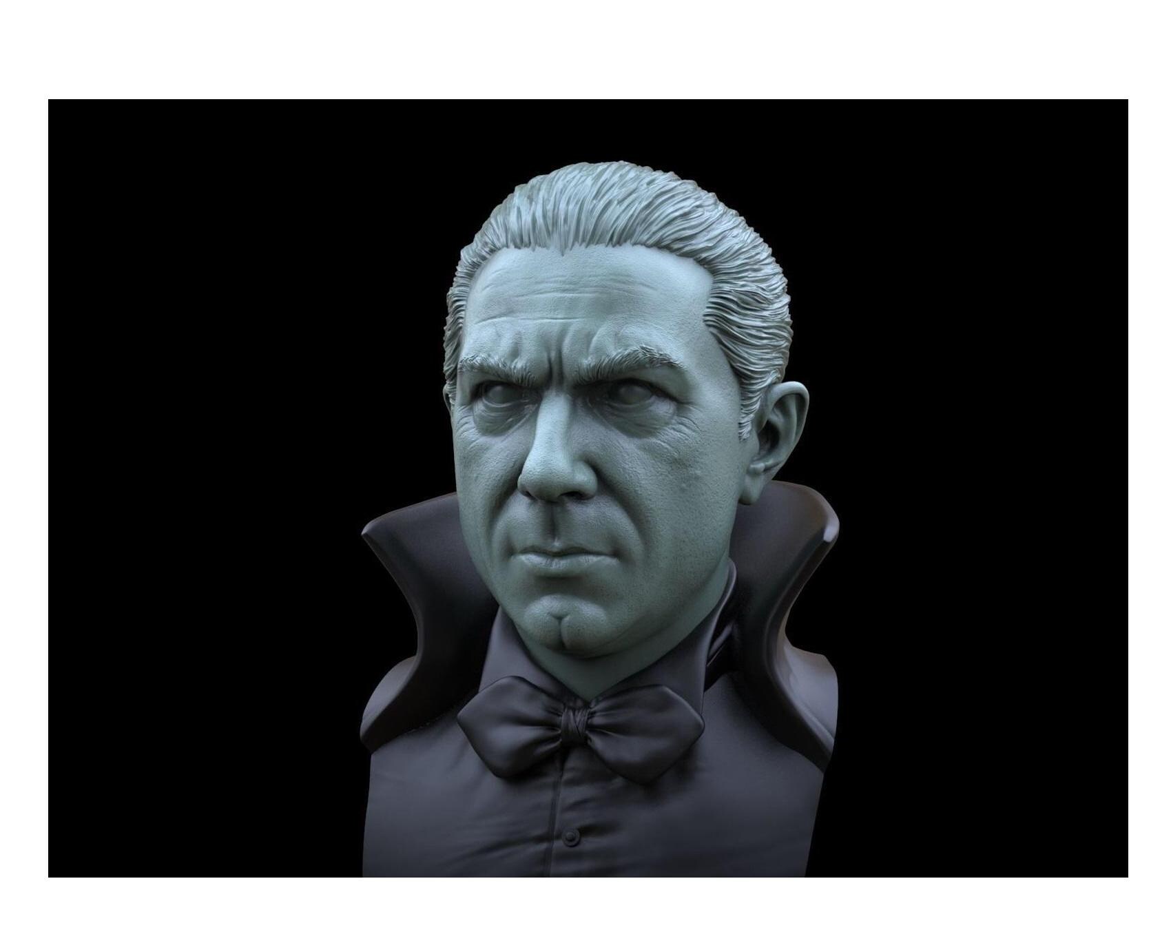 Dracula Bust Sculpture - Etsy