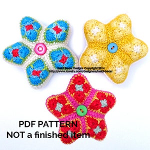 Little Stars African Flower Crochet Pattern