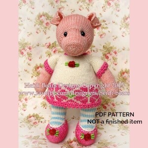 Pigwig the Piglet Knitting Pattern