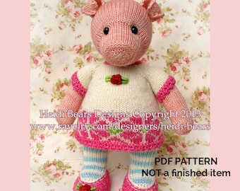 Pigwig the Piglet Knitting Pattern