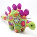 Puff the Magic Stegosaurus African Flower Crochet Pattern 