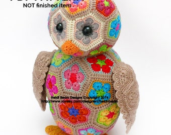 Aloysius the African Flower Owlet Crochet Pattern