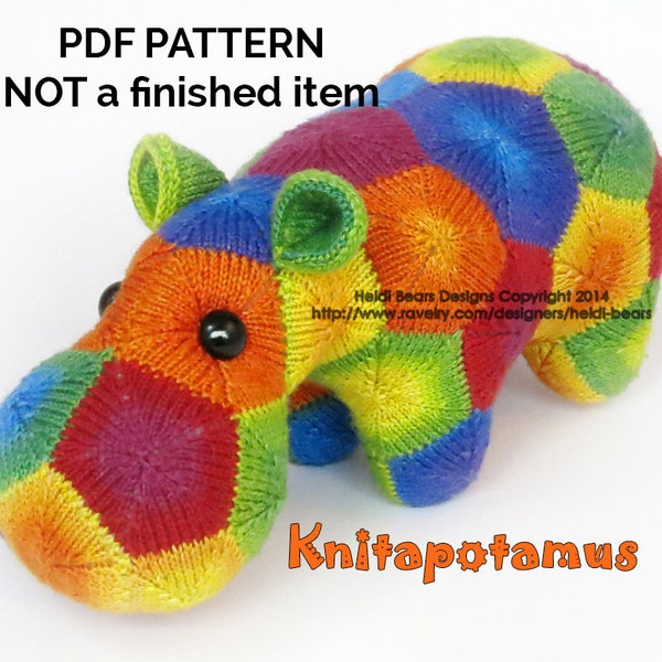 Knitapotamus the Knitted Hippo Pattern