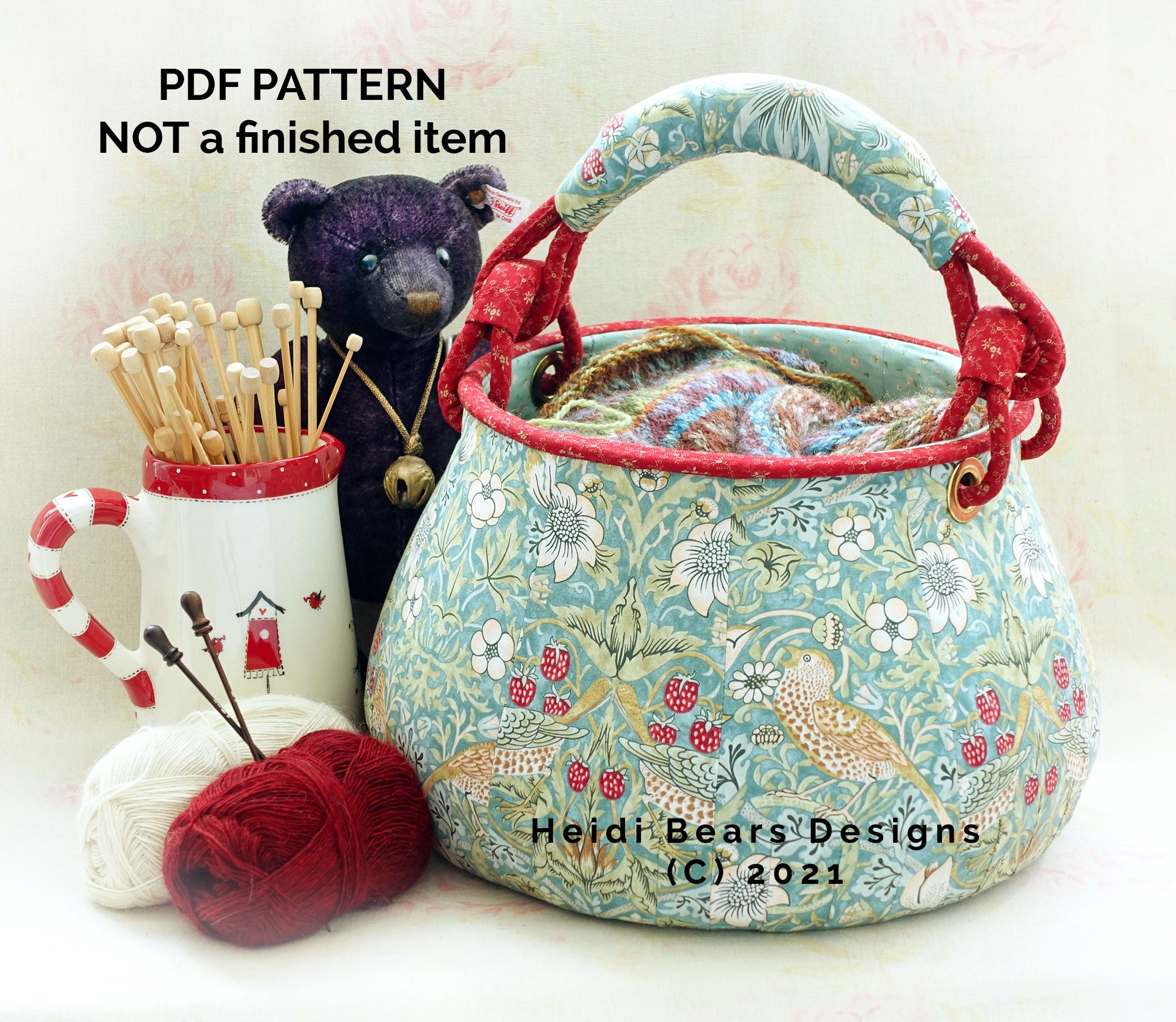 Bolga Basket Sewing Pattern UK