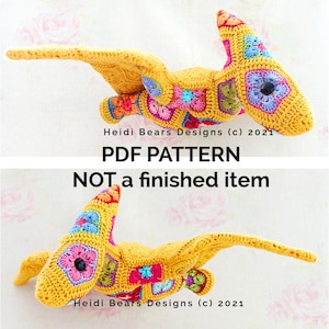 Pumpkin the Pteranodon Crochet Pattern