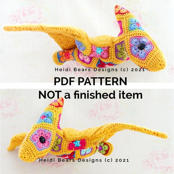 Pumpkin the Pteranodon Crochet Pattern