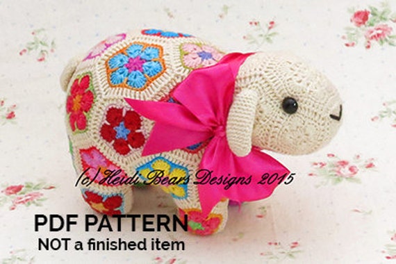 yushokobayashi ニット sheep tojikomi ano あの Shoop the African Flower Sheep - Etsy