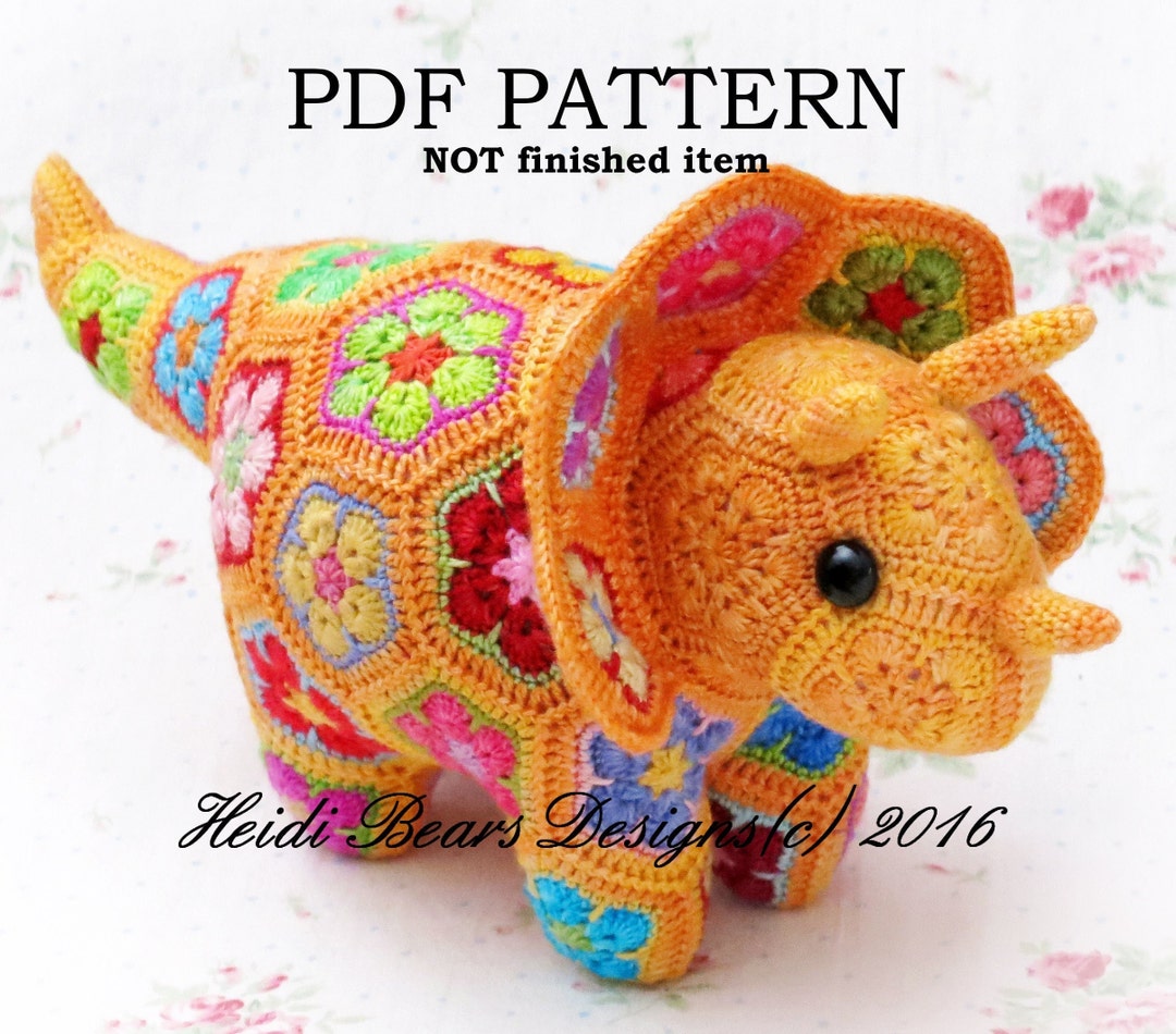 Plod the African Flower Triceratops