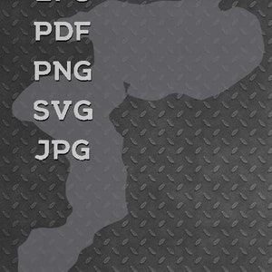 Puede incluir: Un contorno gris del lago Butterfield sobre un fondo negro con un patrón de diamante. El texto "Butterfield Lake" y "Crow Wing County MN" está debajo del contorno del lago.
