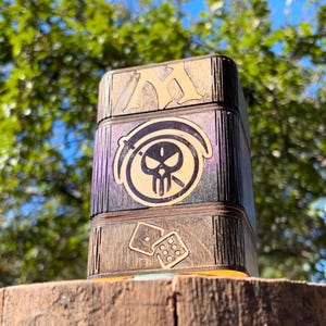 Digitale Deck Box für MTG Pläne, Spiel, Kartendeck Box, In 100 Karten mit Schutzhülle, COMMANDER Deck Box, Kartenetui, Magic The Gathering Deck Box
