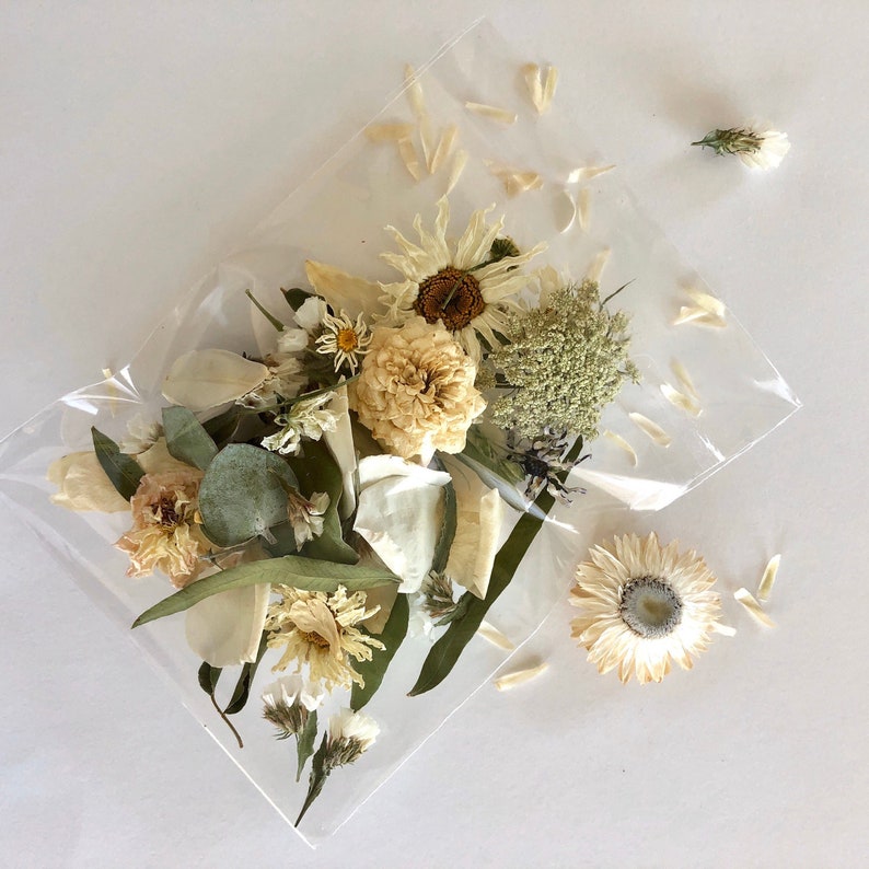 Dried Flowers Wedding Confetti Tossing Flowers Petal Etsy