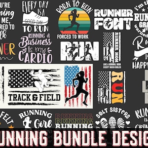 Running bundle png, Runner Png Bundle, Fitness Running Png, Running Shirt png, Run png, Running png For Shirts, Game day, Instant Download