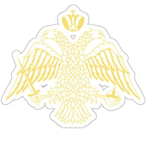Double Headed Byzantine Eagle Sticker