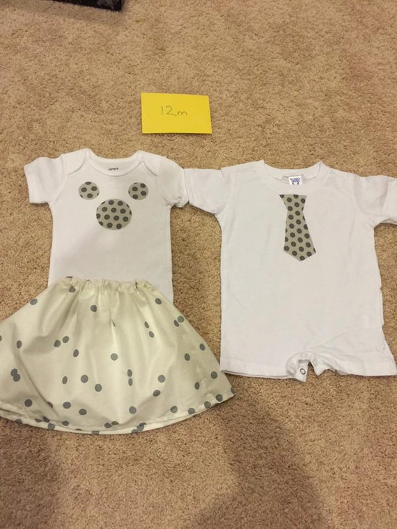 boy and girl matching easter outfits