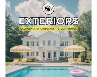 150 Fotos de archivo exteriores Arquitectura Hogar Imagen Redes sociales Marketing Paquete Lujo Bienes raíces Presentación digital Diseño de interiores Tablero